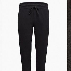 Aritzia TNA cozy fleece boyfriend joggers